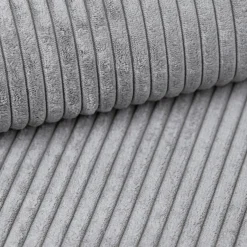 Garnero Arredamenti Divani Letto|Divani Letto-Divano letto 3 posti 257x106cm velluto a coste grigio chiaro Snuggle Velluto a Coste Poso Grigio