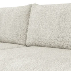 Garnero Arredamenti Divani Angolari|Divani Letto-Divano letto angolare 4 posti 285x188cm con contenitore Soft Tessuto Bouclé Beige Chiaro