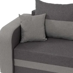 Garnero Arredamenti Divani Angolari|Divani Letto-Divano letto angolare 3 posti 237x139cm reversibile grigio Ponza Tessuto Treccia Fine Lux Grigio