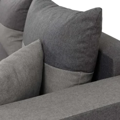 Garnero Arredamenti Divani Angolari|Divani Letto-Divano letto angolare 3 posti 237x139cm reversibile grigio Ponza Tessuto Treccia Fine Lux Grigio