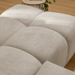 Garnero Arredamenti Divani Angolari|Divani Letto-Divano letto angolare 3 posti 267x185cm box contenitore beige Sottovoce Tessuto Artico Beige