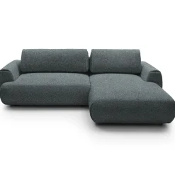 Garnero Arredamenti Divani Angolari|Divani Letto-Divano letto angolare destra 3 posti 270x167cm tessuto antracite Cloudify Tessuto Puente Antracite