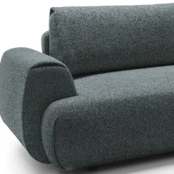 Garnero Arredamenti Divani Angolari|Divani Letto-Divano letto angolare destra 3 posti 270x167cm tessuto antracite Cloudify Tessuto Puente Antracite