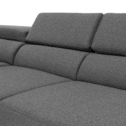 Garnero Arredamenti Divani Angolari|Divani Letto-Divano letto angolare destro 5 posti 272x219cm tessuto antracite Lumma