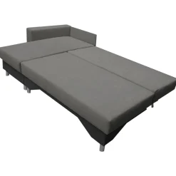 Garnero Arredamenti Divani Angolari|Divani Letto-Divano letto angolare destra 3 posti 215cm grigio scuro e chiaro Aureliano