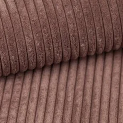 Garnero Arredamenti Divani Angolari|Divani Letto-Divano letto angolare destra 3 posti 267x167cm velluto a coste rosa Relaxion Velluto a Coste Poso Rosa