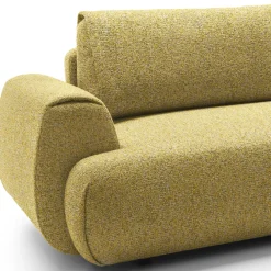 Garnero Arredamenti Divani Angolari|Divani Letto-Divano letto angolare destra 3 posti 270x167cm tessuto giallo Cloudify Tessuto Puente Giallo