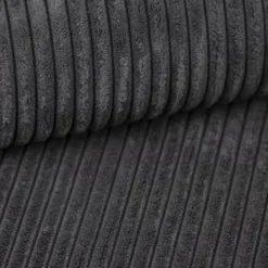 Garnero Arredamenti Divani Angolari|Divani Letto-Divano letto angolare destra 3 posti 267x167cm velluto a coste antracite Relaxion Velluto a Coste Poso Antracite