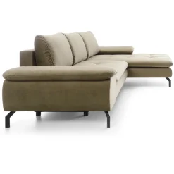 Garnero Arredamenti Divani Angolari|Divani Letto-Divano letto angolare destra 3 posti 265x170cm tessuto beige Chillax