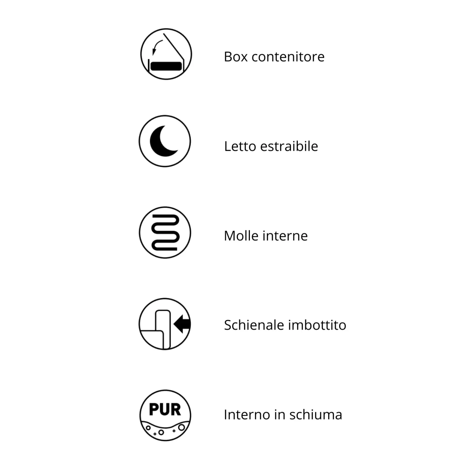 Garnero Arredamenti Divani Angolari|Divani Letto-Divano letto angolare sinistra 3 posti 270x167cm tessuto bianco Cloudify Tessuto Puente Bianco