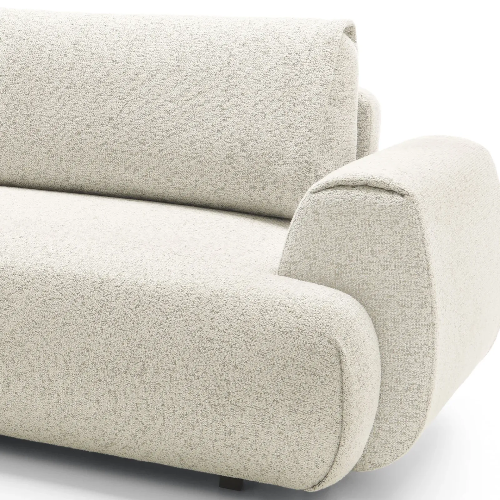 Garnero Arredamenti Divani Angolari|Divani Letto-Divano letto angolare sinistra 3 posti 270x167cm tessuto bianco Cloudify Tessuto Puente Bianco