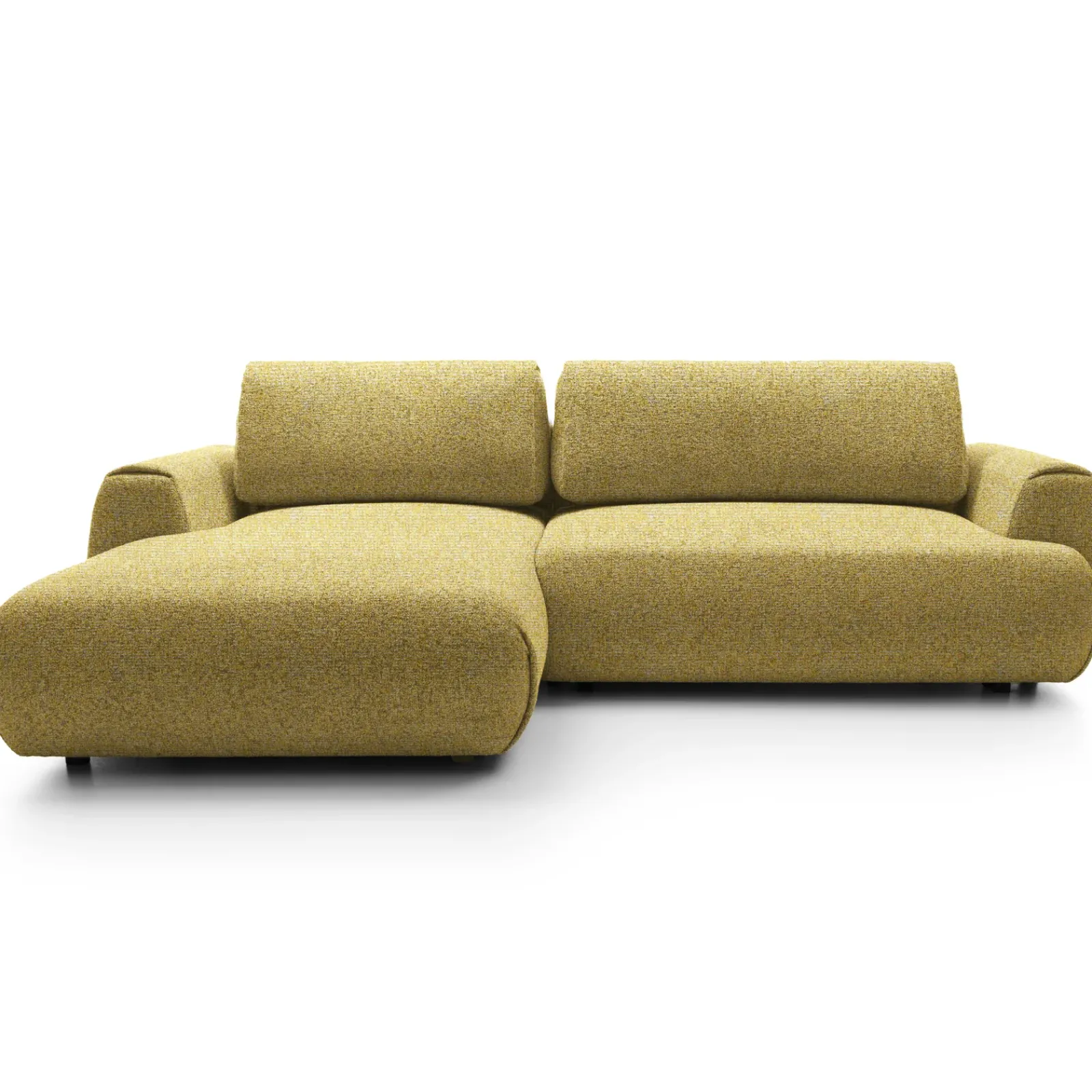 Garnero Arredamenti Divani Angolari|Divani Letto-Divano letto angolare sinistra 3 posti 270x167cm tessuto giallo Cloudify Tessuto Puente Giallo