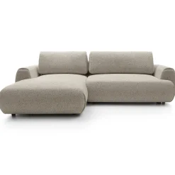 Garnero Arredamenti Divani Angolari|Divani Letto-Divano letto angolare sinistra 3 posti 270x167cm tessuto beige Cloudify Tessuto Puente Beige