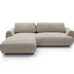 Garnero Arredamenti Divani Angolari|Divani Letto-Divano letto angolare sinistra 3 posti 270x167cm tessuto beige Cloudify Tessuto Puente Beige