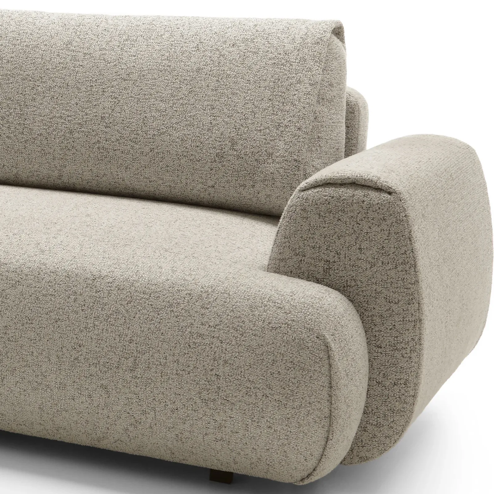 Garnero Arredamenti Divani Angolari|Divani Letto-Divano letto angolare sinistra 3 posti 270x167cm tessuto beige Cloudify Tessuto Puente Beige