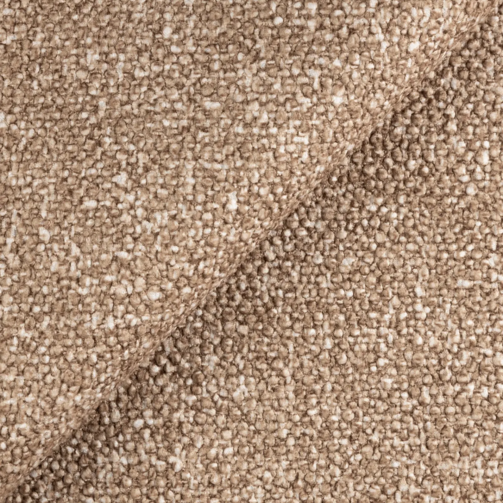 Garnero Arredamenti Divani Angolari|Divani Letto-Divano letto angolare sinistra 3 posti 260x180cm tessuto bouclè beige scuro Repose Tessuto Bouclè Blur Beige Scuro
