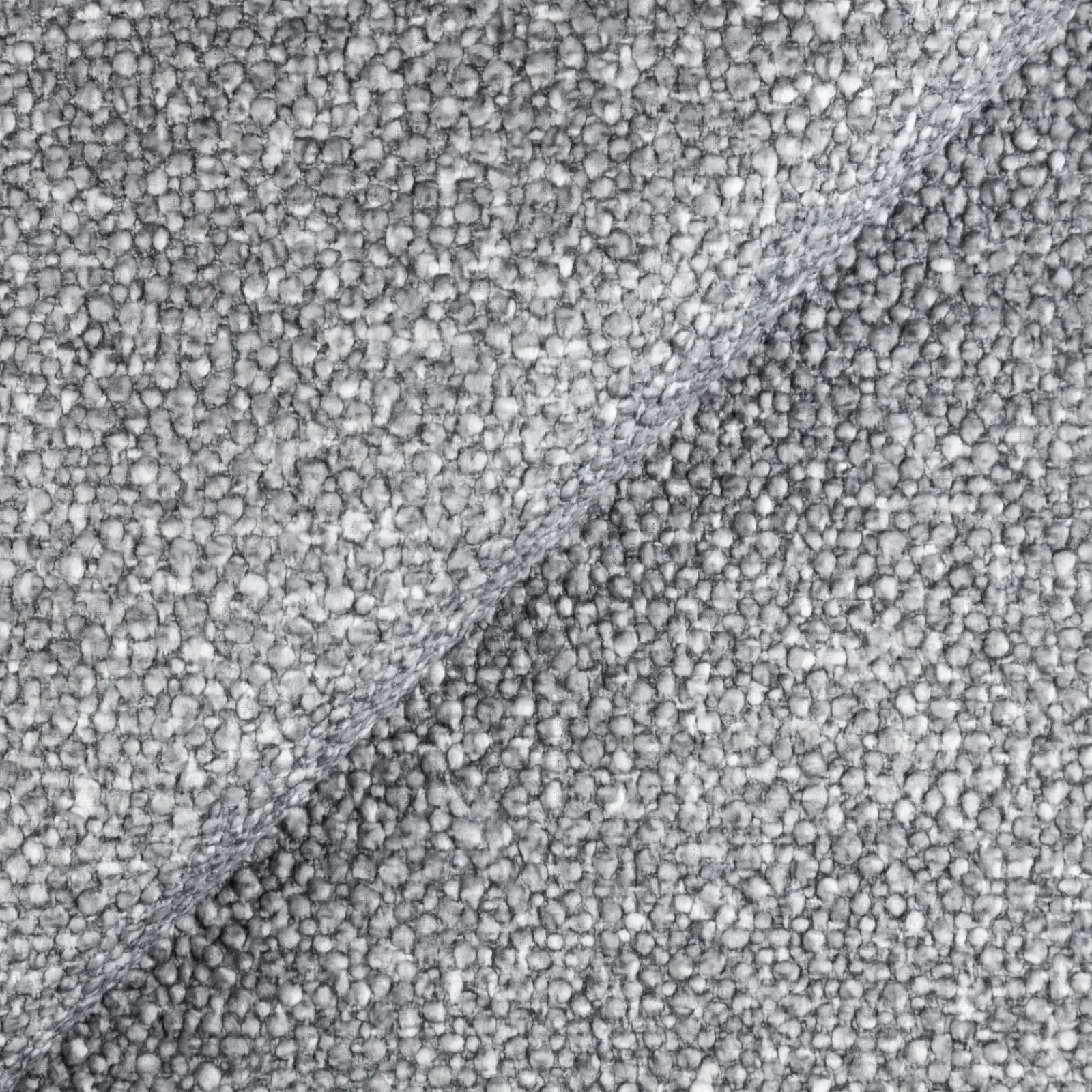 Garnero Arredamenti Divani Angolari|Divani Letto-Divano letto angolare sinistra 3 posti 260x180cm tessuto bouclè grigio Repose Tessuto Bouclè Blur Grigio