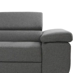 Garnero Arredamenti Divani Angolari|Divani Letto-Divano letto angolare sinistra imbottito 274x203cm grigio Bormio