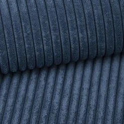 Garnero Arredamenti Divani Angolari|Divani Letto-Divano letto angolare sinistra 3 posti 267x167cm velluto a coste blu Relaxion Velluto a Coste Poso Blu