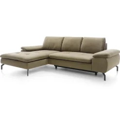 Garnero Arredamenti Divani Angolari|Divani Letto-Divano letto angolare sinistra 3 posti 265x170cm tessuto beige Chillax