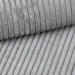 Garnero Arredamenti Divani Angolari|Divani Letto-Divano letto angolare sinistra 3 posti 267x167cm velluto a coste grigio chiaro Relaxion Velluto a Coste Poso Grigio