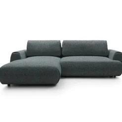 Garnero Arredamenti Divani Angolari|Divani Letto-Divano letto angolare sinistra 3 posti 270x167cm tessuto antracite Cloudify Tessuto Puente Antracite