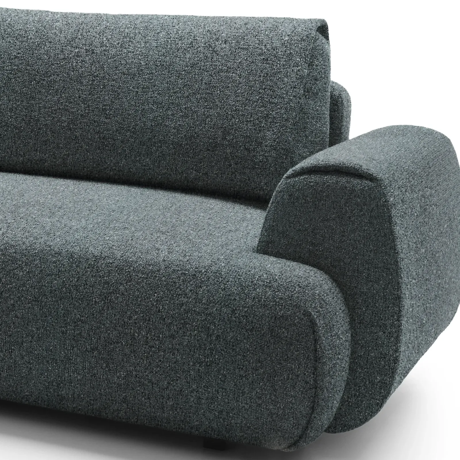 Garnero Arredamenti Divani Angolari|Divani Letto-Divano letto angolare sinistra 3 posti 270x167cm tessuto antracite Cloudify Tessuto Puente Antracite