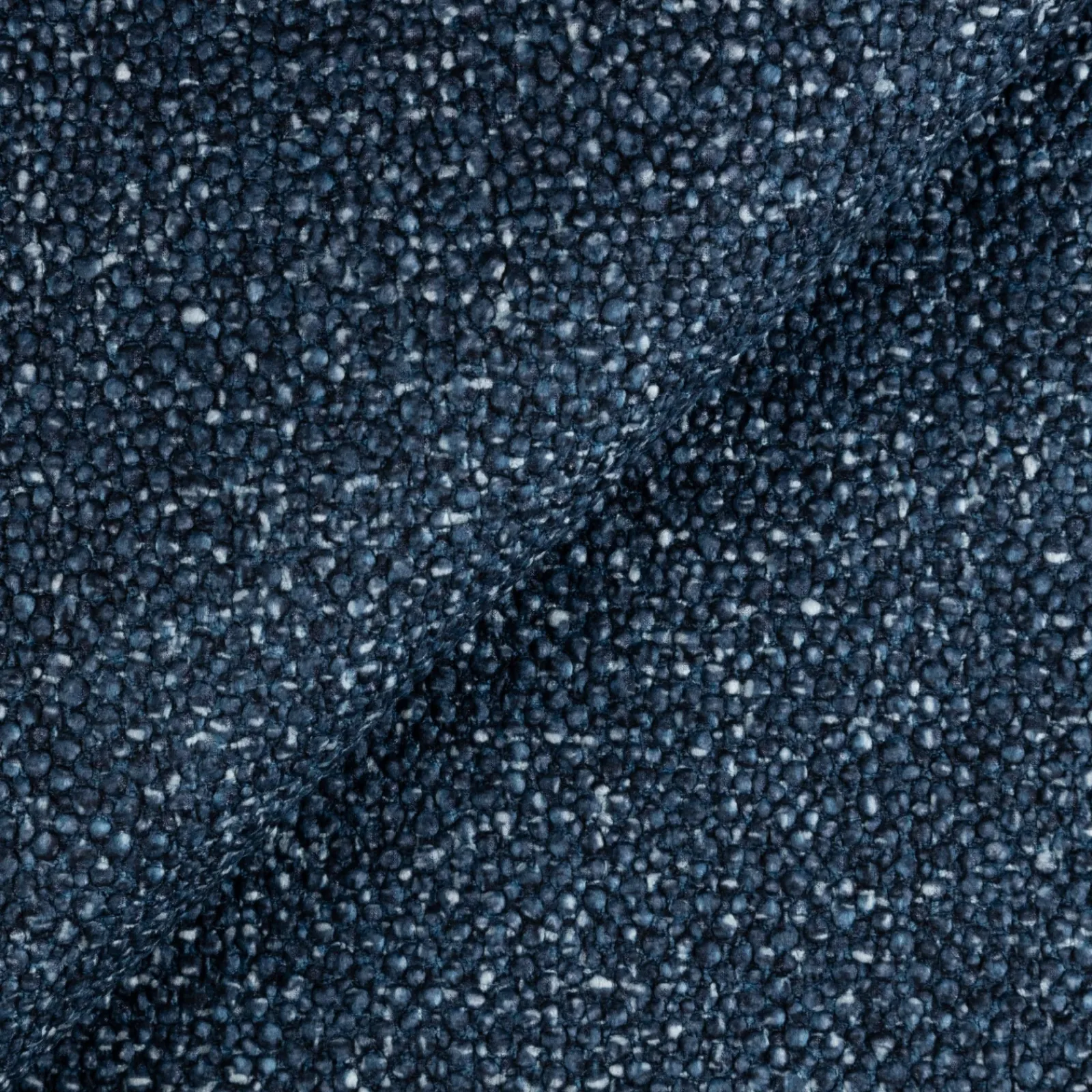 Garnero Arredamenti Divani Angolari|Divani Letto-Divano letto angolare sinistra 3 posti 260x180cm tessuto bouclè blu Repose Tessuto Bouclè Blur Blu