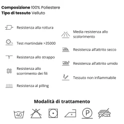 Garnero Arredamenti Divani Angolari|Divani Letto-Divano letto angolare sinistro 3 posti 258x167cm tessuto giallo senape Lushify Tessuto Riviera Vellutato Senape