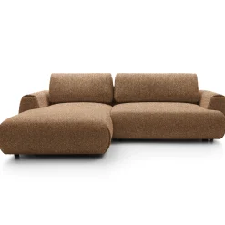 Garnero Arredamenti Divani Angolari|Divani Letto-Divano letto angolare sinistra 3 posti 270x167cm tessuto arancio Cloudify Tessuto Puente Arancio