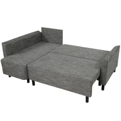 Garnero Arredamenti Divani Angolari|Divani Letto-Divano letto matrimoniale 3 posti 205cm grigio chiaro e scuro Connie