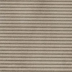 Garnero Arredamenti Divani Lineari|Divani Letto-Divano letto matrimoniale 3 posti 245x90cm velluto a coste tortora Ploffy Velluto Poso Tortora