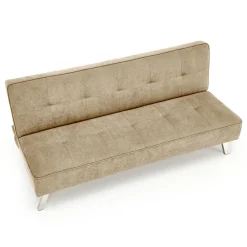 Garnero Arredamenti Divani Letto|Divani Letto-Divano letto pieghevole 173x83cm 3 posti moderno in tessuto Veliero Beige