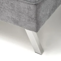 Garnero Arredamenti Divani Letto|Divani Letto-Divano letto pieghevole 173x83cm 3 posti moderno in tessuto Veliero Grigio