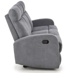 Garnero Arredamenti Divani Lineari-Divano reclinabile 3 posti in tessuto 180cm grigio Denar