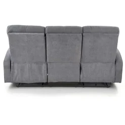 Garnero Arredamenti Divani Lineari-Divano reclinabile 3 posti in tessuto 180cm grigio Denar