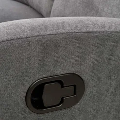 Garnero Arredamenti Divani Lineari-Divano reclinabile 3 posti in tessuto 180cm grigio Denar