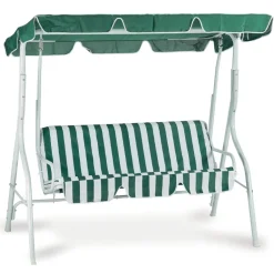 Garnero Arredamenti Dondoli Da Giardino-Dondolo da giardino 170x156cm bianco Giorgia Verde
