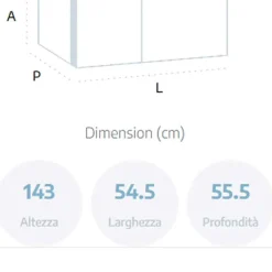 Garnero Arredamenti Elettrodomestici-Frigorifero doppia porta moderno 54x147cm bianco Beko