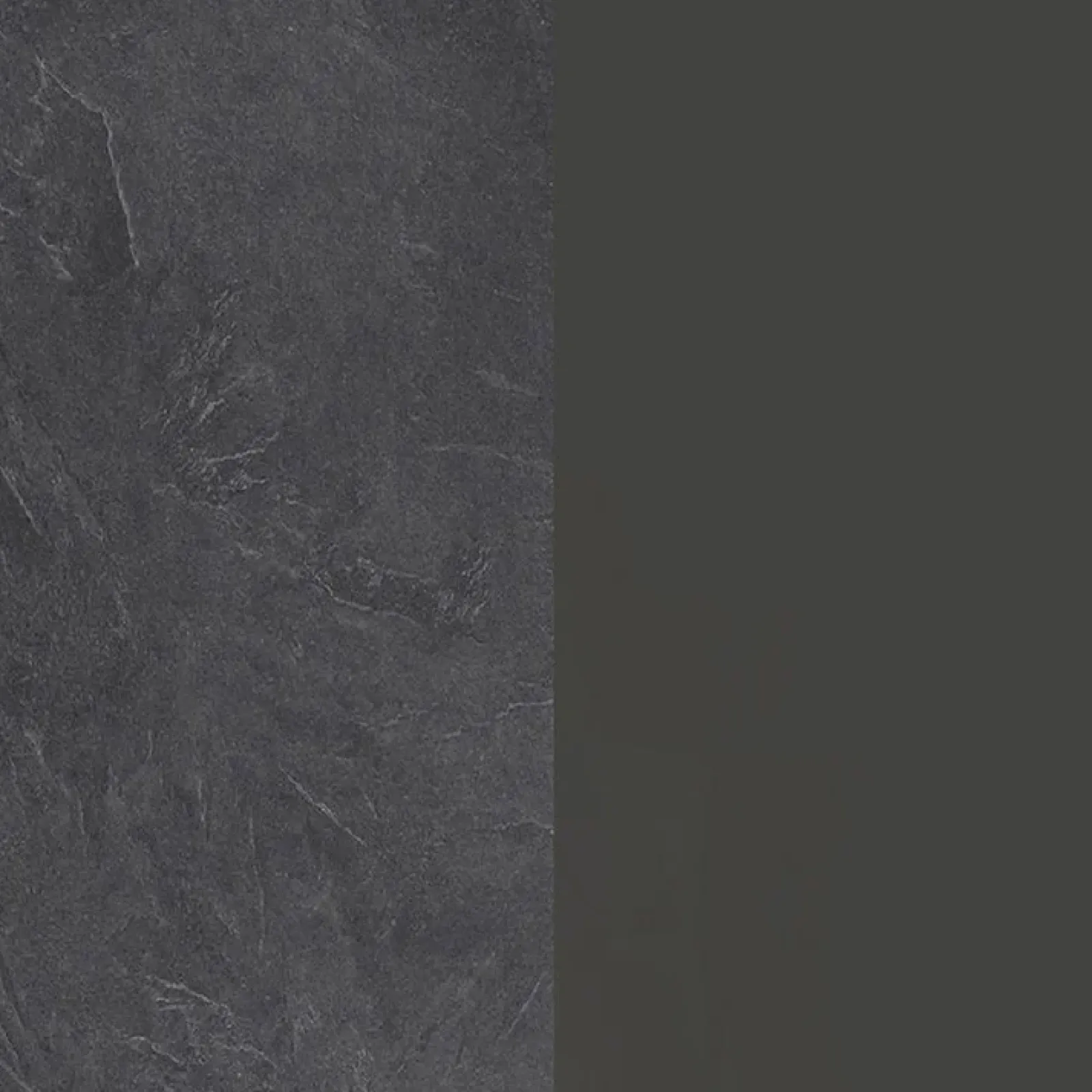 Garnero Arredamenti Isole Cucina-Isola cucina centrale 155x90cm 3 ante antracite opaco con piano grigio effetto pietra Gourmet Antracite - Grigio pietra