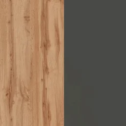 Garnero Arredamenti Scaffali E Dispense|Isole Cucina-Isola cucina centrale 125x90cm antracite piano rovere Gourmet Antracite - Rovere