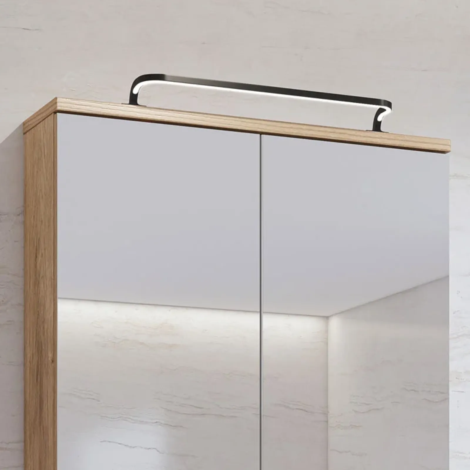 Garnero Arredamenti Accessori Bagno-Lampada led per bagno 8W IP44 Crystal e Linda