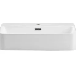 Garnero Arredamenti Lavabi Bagno-Lavabo bagno da appoggio 55x38cm ceramica Spigol Bianco