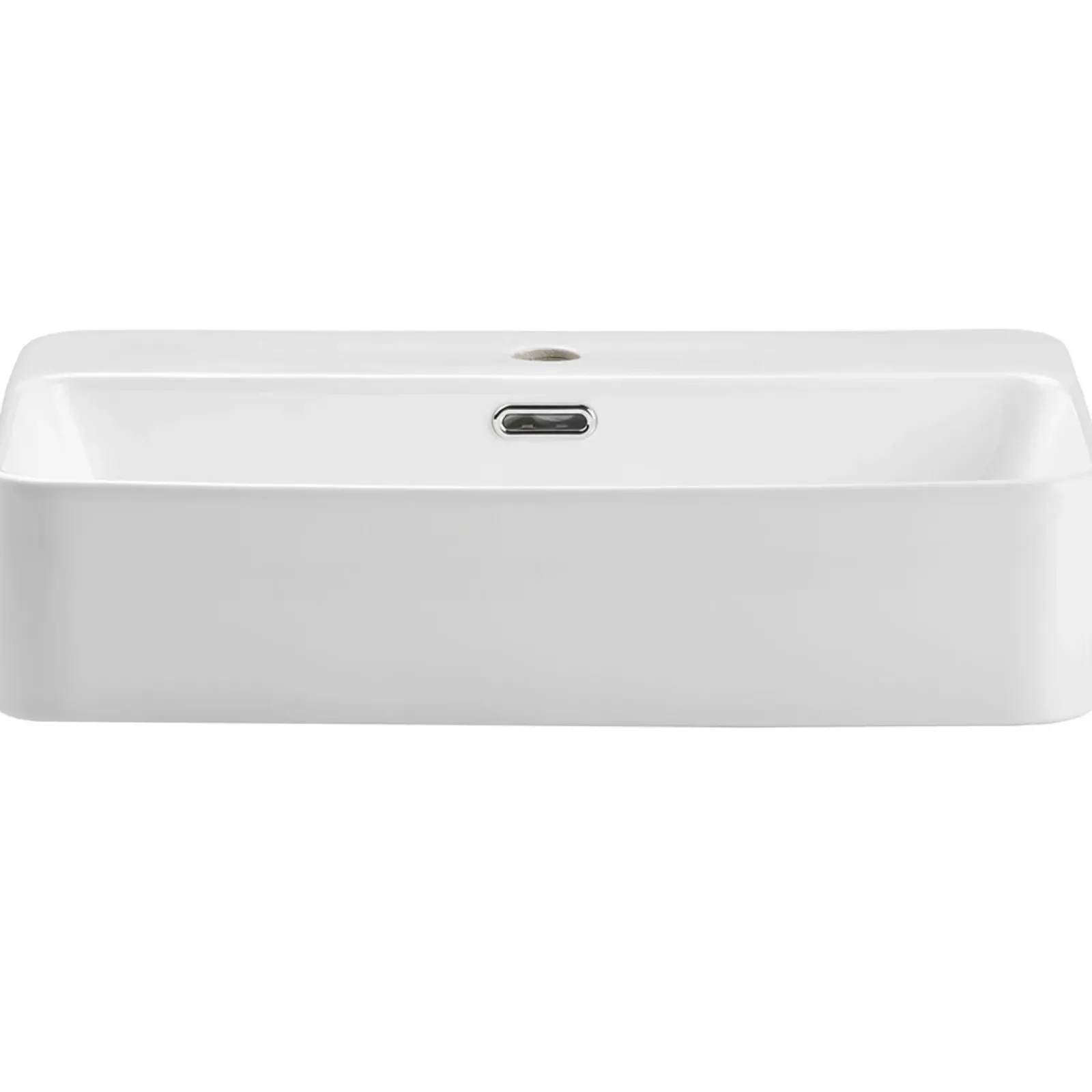 Garnero Arredamenti Lavabi Bagno-Lavabo bagno da appoggio 55x38cm ceramica Spigol Bianco