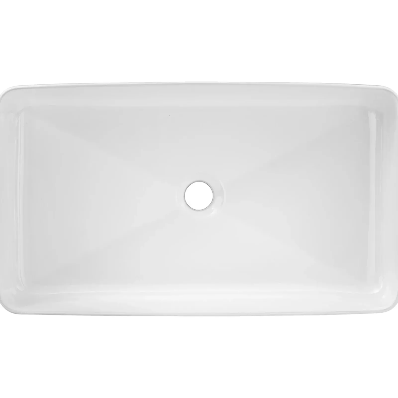 Garnero Arredamenti Lavabi Bagno-Lavabo bagno da appoggio 61x34cm ceramica Obscur Bianco