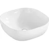 Garnero Arredamenti Lavabi Bagno-Lavabo bagno da appoggio 41x41cm ceramica bianco Bloom