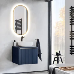 Garnero Arredamenti Lavabi Bagno-Lavabo bagno da appoggio 41x41cm ceramica bianco Bloom