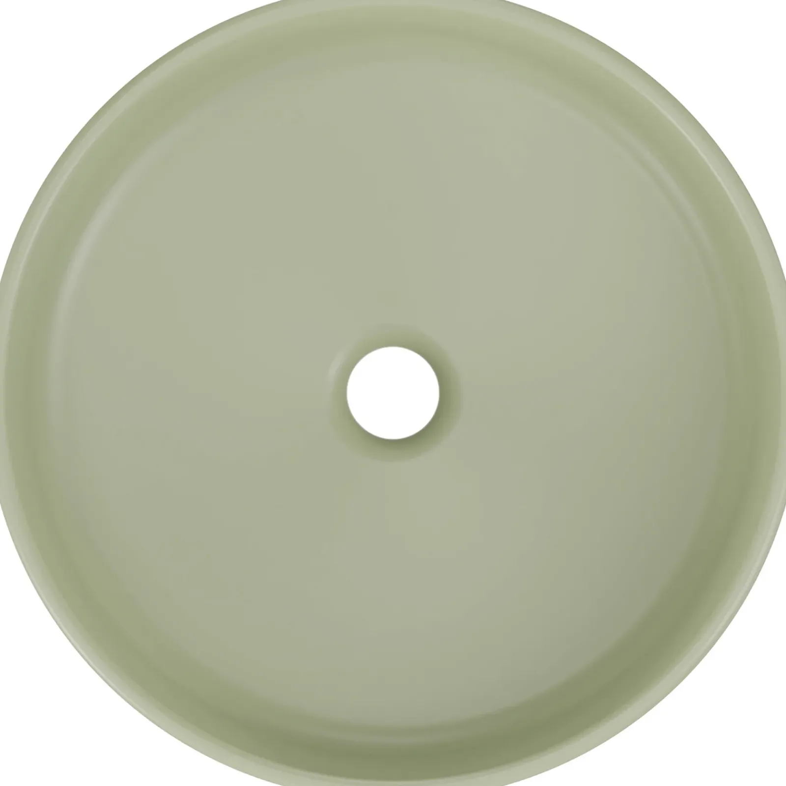 Garnero Arredamenti Lavabi Bagno-Lavabo bagno da appoggio ø40cm ceramica verde Lolli