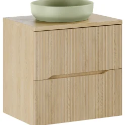 Garnero Arredamenti Lavabi Bagno-Lavabo bagno da appoggio ø40cm ceramica verde Lolli
