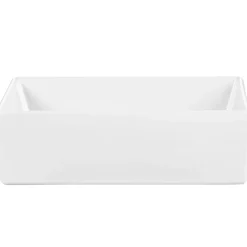 Garnero Arredamenti Lavabi Bagno-Lavabo bagno da appoggio 35x22cm ceramica bianco Puky
